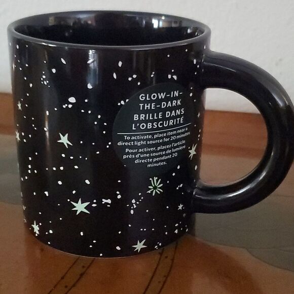 Starbucks Glow In the Dark Star Night Mug 12 oz. NWT - Picture 2 of 5